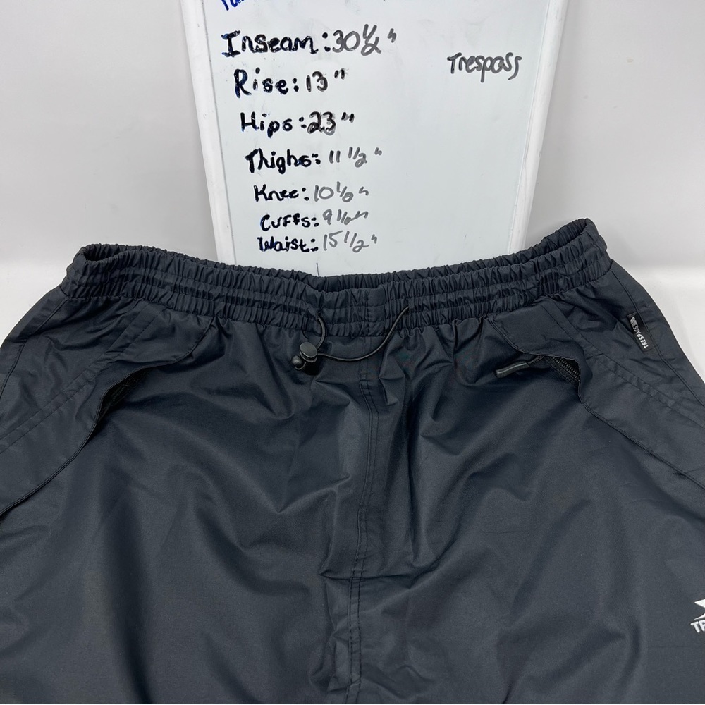 Trespass Technical Performance Waterproof Breathable Hiking Trousers Black L - Picture 12 of 13